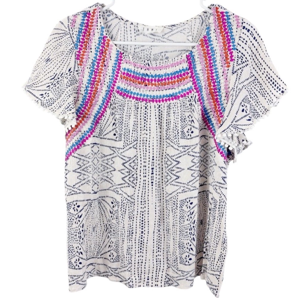 THML Embroidered Flutter Sleeve Top - Picture 4 of 8